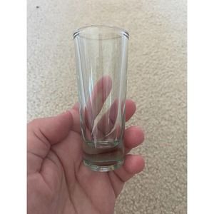 4 inch Plain Double Shot Cylinder Collectible Shot Glass